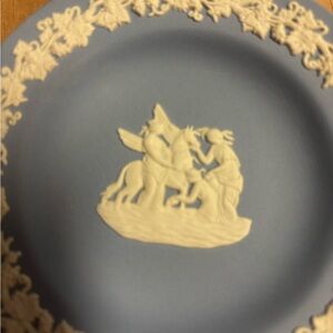 Wedgewood Blue and Cream Decorative Plate